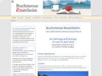 buchmesse-rosenheim.de Webseite Vorschau