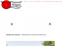 donautal-wagyu.com Webseite Vorschau