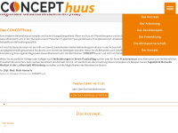 concepthuus.de Webseite Vorschau