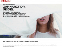 zahnarzt-drseidel.de Webseite Vorschau