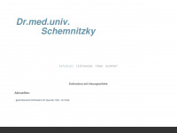schemnitzky.at Webseite Vorschau