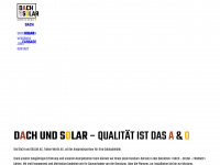 dachundsolar.ch Webseite Vorschau