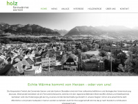 holz-fernwaerme.ch Webseite Vorschau