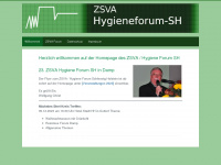 zsva-hygieneforum-sh.de Webseite Vorschau