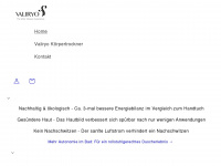 valiryo.ch Webseite Vorschau