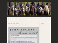 jennisponys.de Webseite Vorschau