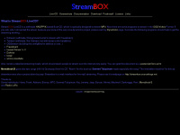 streambox.org Webseite Vorschau