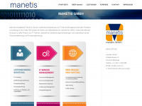 manetis.ch Webseite Vorschau
