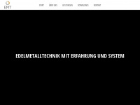 emt-edelmetalltechnik.de Webseite Vorschau