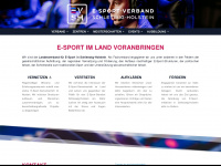 e-sport.sh Webseite Vorschau
