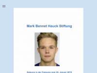 markbennethauck-stiftung.de Webseite Vorschau