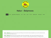 natur-belpmoos.ch Webseite Vorschau