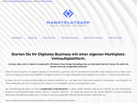 marktplatzapp.de Webseite Vorschau
