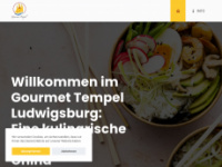 info.gourmet-tempel-ludwigsburg-chinarestaurant.de Webseite Vorschau