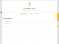 walkthepath.de Webseite Vorschau