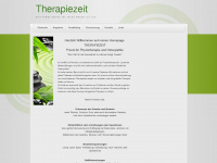 therapiezeit.at Webseite Vorschau