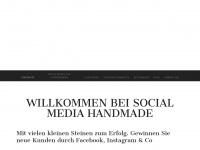 socialmedia-handmade.de Webseite Vorschau