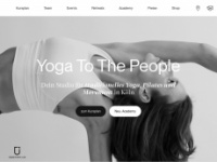 yoga-to-the-people.de Webseite Vorschau