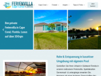ferienvilla-capecoral.com Webseite Vorschau