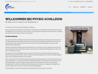 physio-achilleion.ch Webseite Vorschau