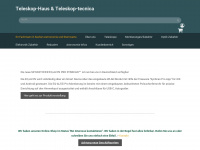 teleskop-haus.de Webseite Vorschau