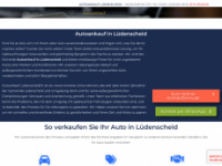 autoankauf-luedenscheid24.de Webseite Vorschau