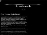 lomusikcomedy.at Webseite Vorschau