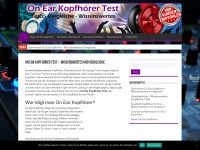 on-ear-kopfhoerer-test.com Webseite Vorschau