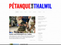 petanque-thalwil.ch Webseite Vorschau