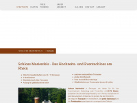 schloss-marienfels.net Webseite Vorschau