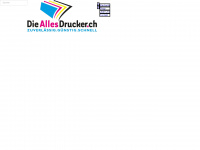 dieallesdrucker.ch Webseite Vorschau