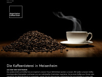 meisenheimer-kaffeeroester.de Webseite Vorschau