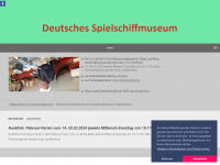 deutsches-spielschiffmuseum.de Webseite Vorschau
