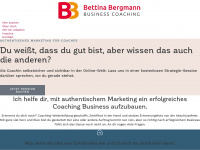 bettina-bergmann.de Webseite Vorschau