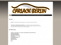 carlackberlin.de Webseite Vorschau