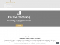 hotelverpachtung.com Webseite Vorschau