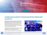 bk-medical.de Webseite Vorschau
