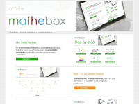 mathebox.at Webseite Vorschau
