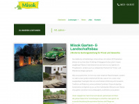 misok-galabau.de Webseite Vorschau