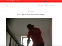 tonis-objektpflege.de Webseite Vorschau
