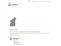 renaultwolf.at Webseite Vorschau