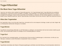yogazeug.de Webseite Vorschau