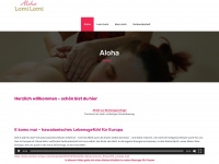 aloha-lomilomi.ch Webseite Vorschau