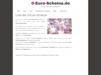0-euro-scheine.de Webseite Vorschau