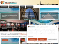 reisemaniac.de Webseite Vorschau