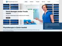 physiotherapie-zuerich.ch Webseite Vorschau