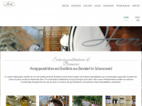 honig-schnaps.de Webseite Vorschau