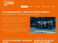 ferntrans-haas.de Webseite Vorschau
