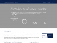 ferrotec.com Webseite Vorschau