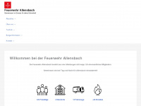 feuerwehr-allensbach.de Webseite Vorschau